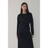 VOV Wool Blend Tie Knit Dress 7116137101 