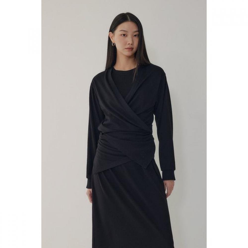 VOV Wool Blend Tie Knit Dress 7116137101 