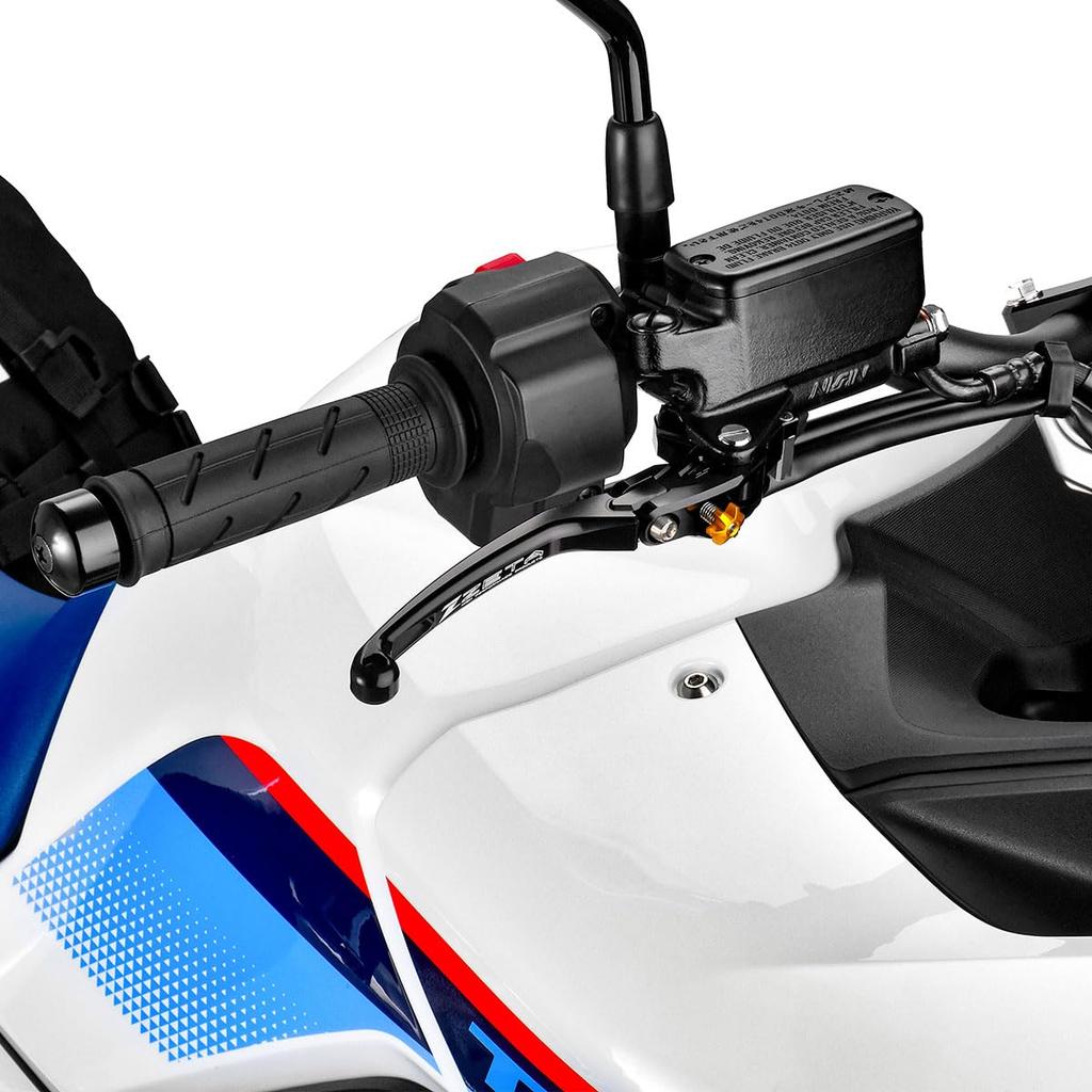 ZETA RACING Pilot Lever Brake R3WA Black Folding Lever for CB1300SF XL750 (SC54)/CB1300SB (SC54), CB1100/EX, Transalp, NSR250R, CB400SF, X-ADV, Etc.