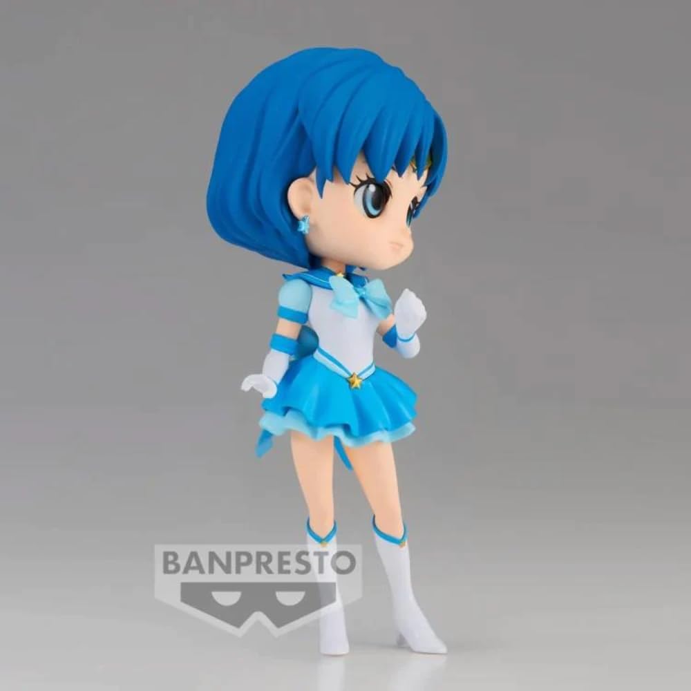 Bandai Spirits Sailor Moon Cosmos Eternal Sailor Mercury Figure Q Posket Collectible Toy
