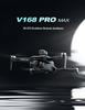 V168 Long-Endurance 8K HD Drone with GPS, One-Key Return, Brushless Motors, Four-Axis Remote Control UAV.