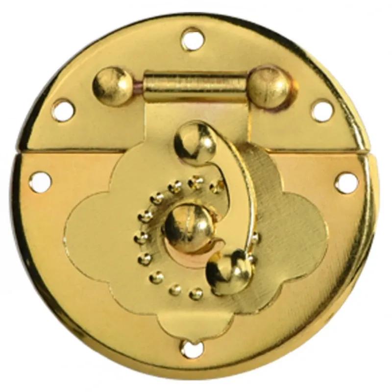 10pcs Antique Box Buckle Gift Wooden Box Chinese Ancient Bronze Lock Buckle Single Eye Buckle Hand 53mm Jewelry Box Hardware