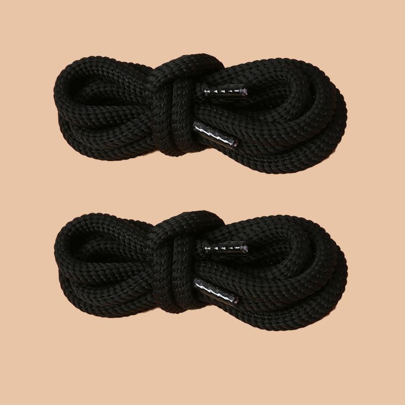 Lacets Rondes Solides Épais 8 mm 1 Paire 3 Paquets Lacets de Remplacement Premium Ajustement Universel Chaussures Multiples Accessoires pour Chaussures