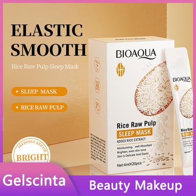 BIOAOUA Masca de dormit cu aplicator plasma de orez