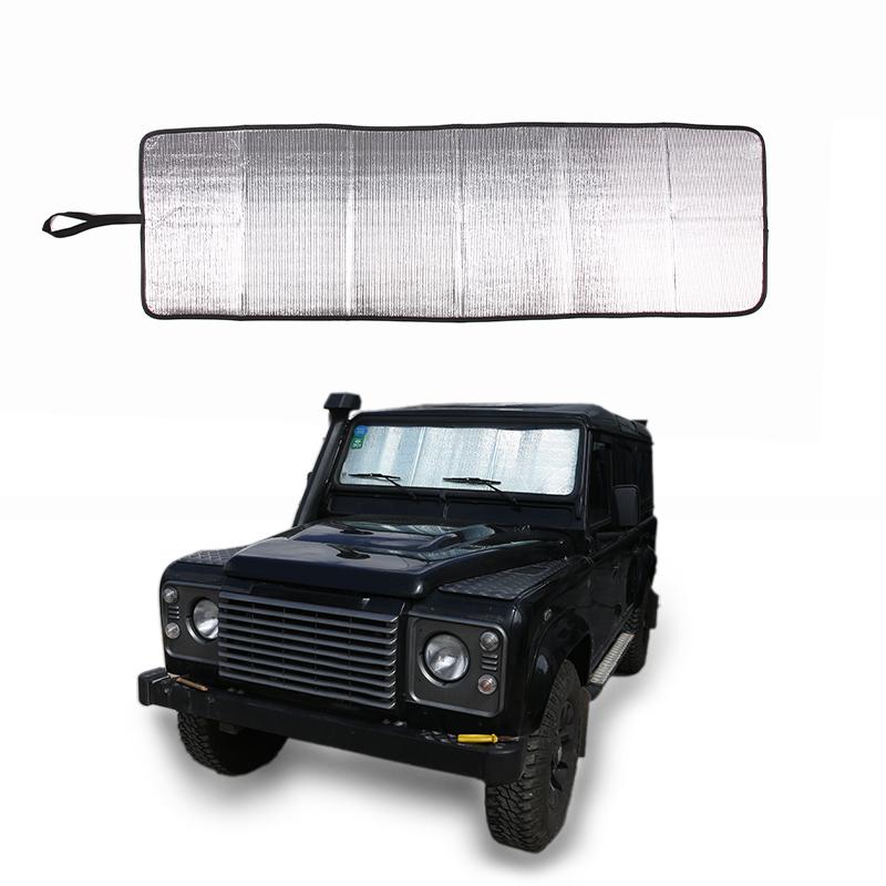For Land Rover Defender 90 110 2004-2023 Car Windshield Sunshades Sun Shade Covers Front Window Visors Windowshade Accessories