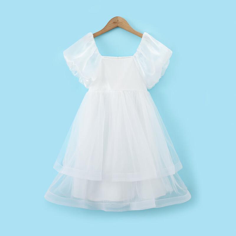 Girls' Summer Puffy Mesh Princess Dress
