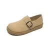Genuine leather women's thick-soled new spring soft-soled all-inclusive single shoes women