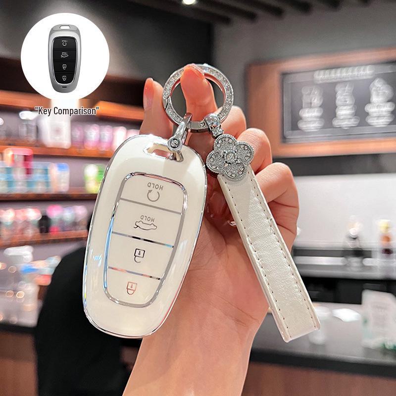 Beijing Hyundai Elantra Key Cover for Yuedong Shengda Mingtu Yixing iX35 - Car Protective Shell Bag