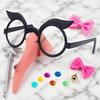Witch Long Nose Halloween Costume Prop Nose Witch Party Cosplay Witch Nose Glasses Witch Nose Costume Props Makeup Glasses