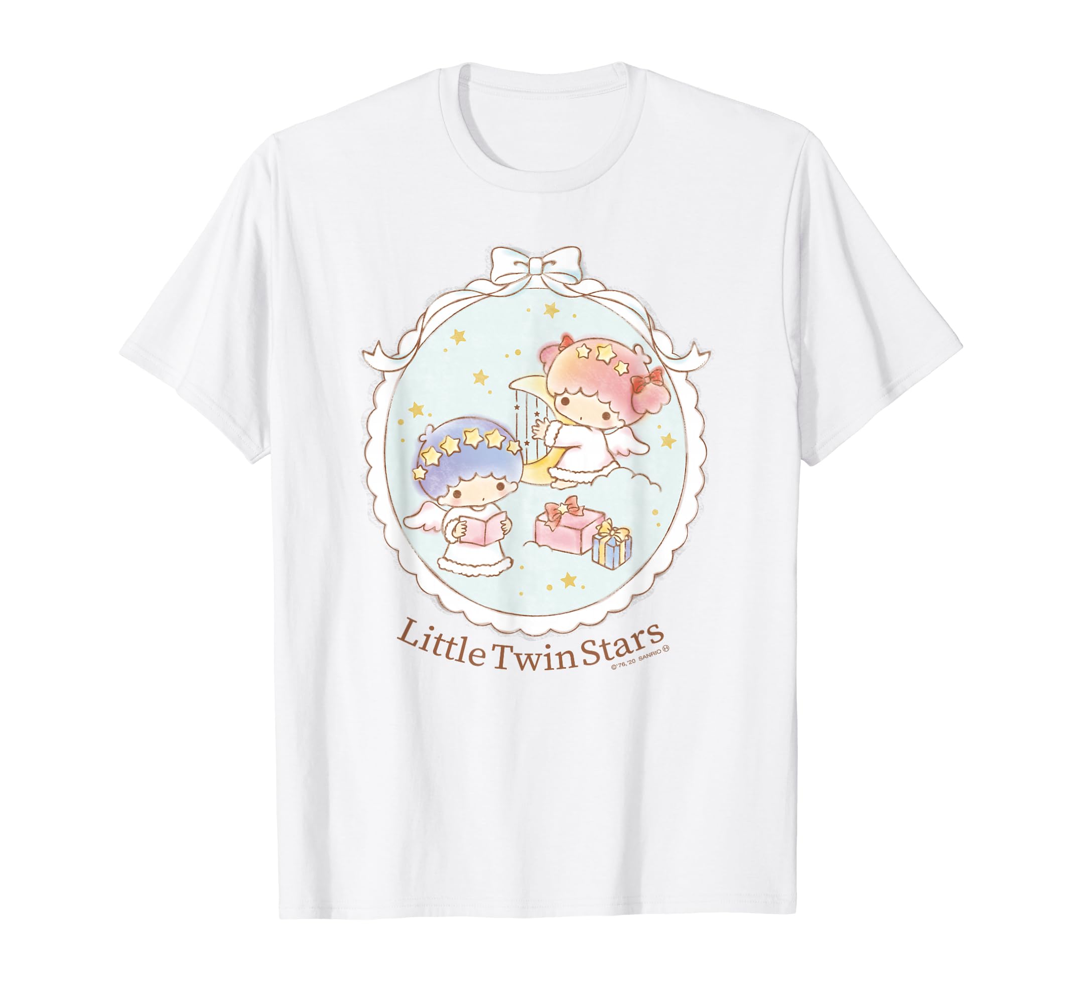 

Эксклюзивный дизайн Amazon Футболка с ангелом Little Twin Stars