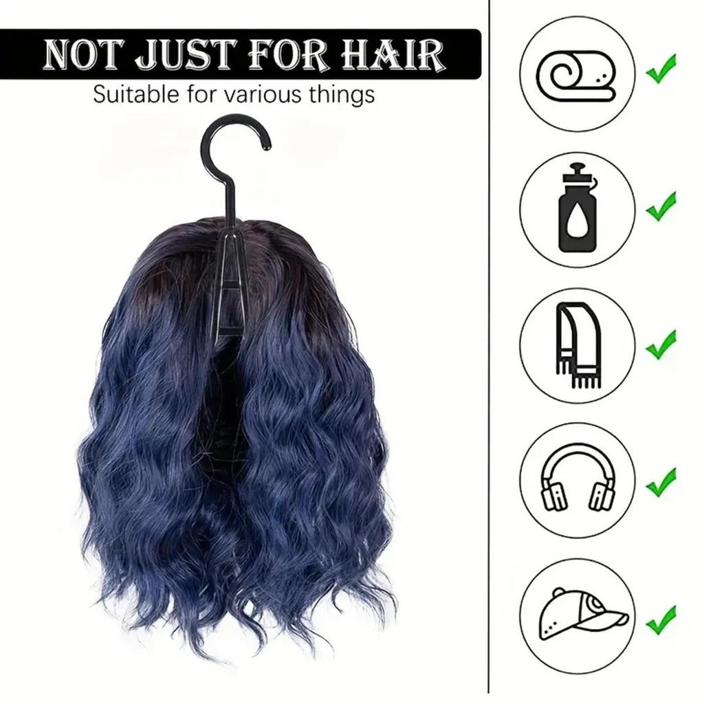 Long Wig Storage Bag Holder Case Hair Extensions Storage Bag with Hanger for Wig Hair Extension Storage Pouch with Hanger