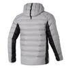 Puma Color Block Logo Print Sports Warm Windproof Down Jacket Men Jacket Gray 672393-14