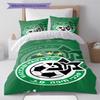 Haifa FC Pattern Bedding Set Quilt Cover Pillowcase Home Decor Gift (1 * duvet cover + 2 * pillowcase, without core)