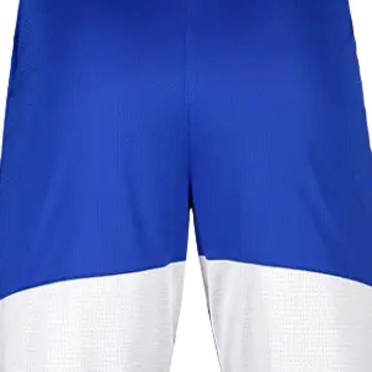 Nike Contrast Elastic Waist Polyester Mid-Rise Regular Fit Sports Shorts Men Bottoms Blue 867768-494