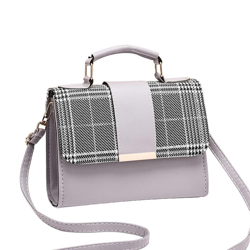 Trendy Women's Bags Hot Selling Cross-border Style Plaid Shoulder Bag