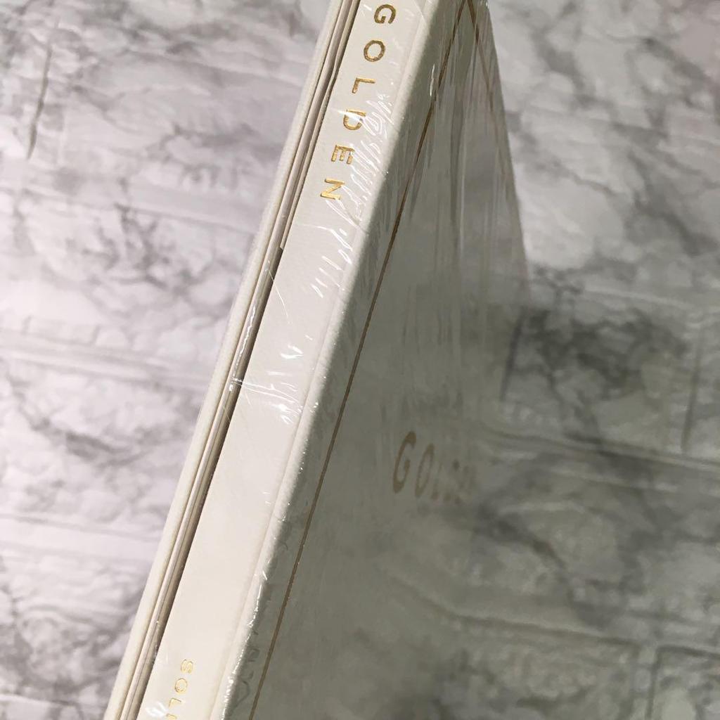 [USED] Jungkook GOLDEN Weverse US Limited Edition CD with Trading Cards (No Missing Items)