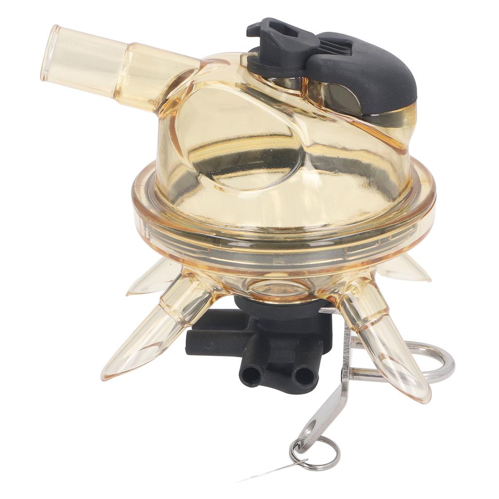 Melkbecher Transparente Abdeckung Edelstahlbasis 380cc Milchsammlerwerkzeug für Bauernhof