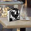 Rooster Iron Freestanding Napkin Holder for Kitchen or Restaurant