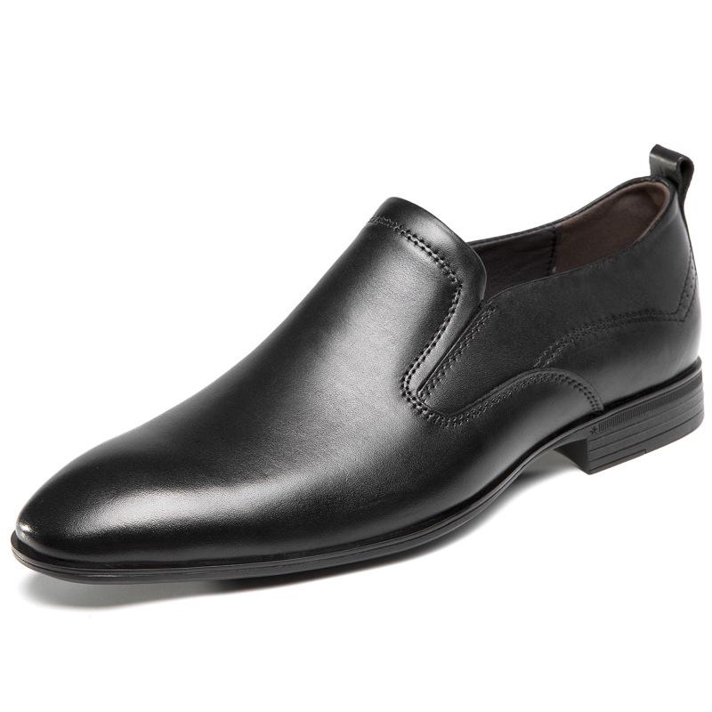 Men`s Cowhide Soft Sole Slip-On Casual