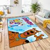 Halloween cartoon comedy adventure movie Scooby-Doo carpet is suitable for living room and bedroom doormats office balcony decorative carpet V5