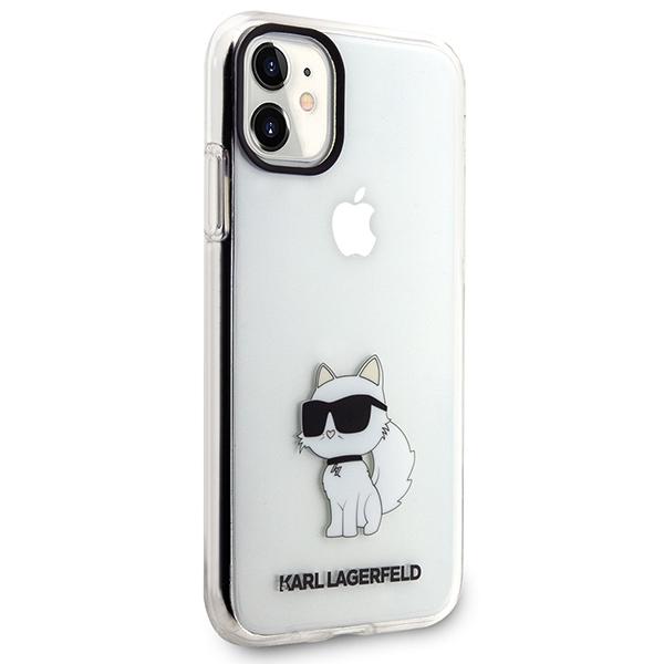 Karl Lagerfeld KLHCN61HNCHTCT iPhone 11/ Xr 6.1" Transparent Hardcase Ikonik Choupette