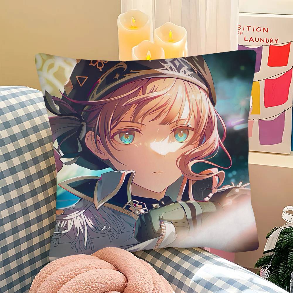 1Pc Honami Mochizuki Pillow Case Fashion Square Pillowcase Bedroom Sofa Room Ins Decoration Leisure