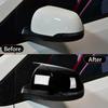 For Kia Morning Picanto - Exterior Accessories Glossy Black Rearview Mirror Cover ABS Plastic Car Upgrade Decoration
