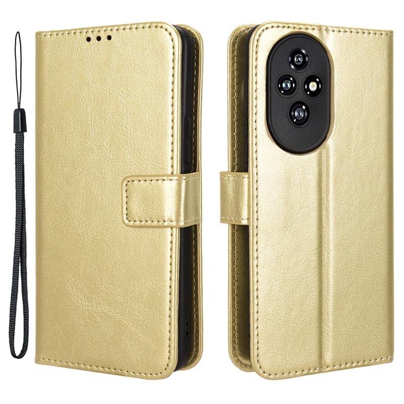 

Для Honor 200 5G Оптові Чохли Шкіряний Чохол для Телефону з Захистом від Падінь Gold