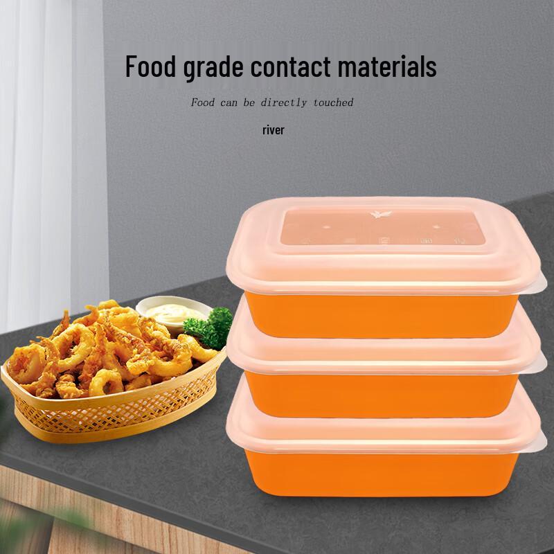 Jinmei Hewang 1000ml Rectangular Disposable Meal Prep Containers with Lids
