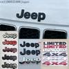 Car Front Rear LIMITED 4X4 Logo Auto Grille Emblem Sticker Accessories For Jeep Renegade Compass Grand Cherokee Wrangler Rubicon