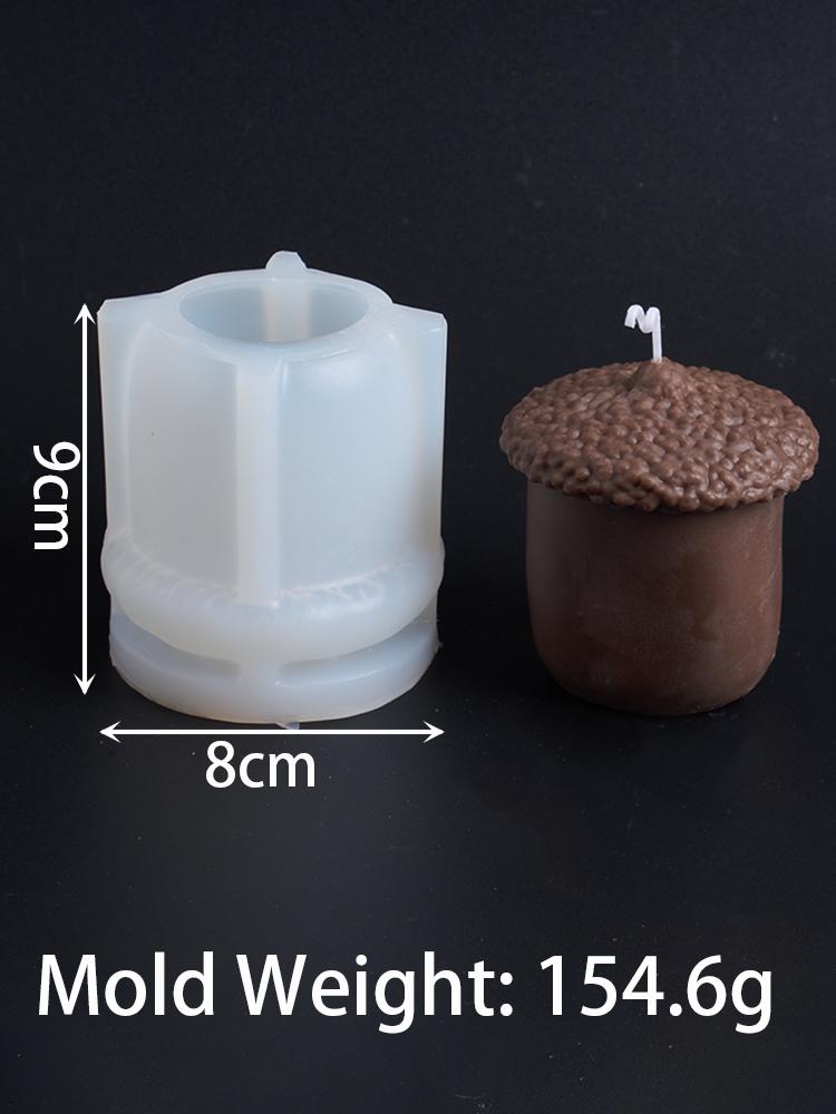 3D Pine Cone Silicone Candle Mold DIY Christmas Ornament Craft Gift Making Tool Aromath Soap Plaster Resin Molds Home Xmas Decor