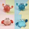 Cute Abs Crab Wind-up Baby Bath Toy For Kids Swimming Claw Swing 12*5*9