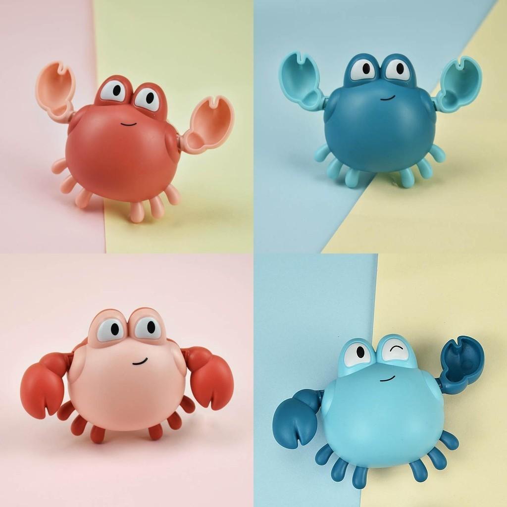Cute Abs Crab Wind-up Baby Bath Toy For Kids Swimming Claw Swing 12*5*9