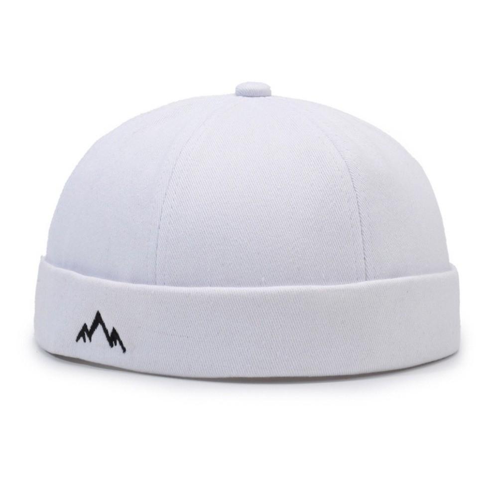 Modische atmungsaktive Schirmlose Mütze Verstellbare lässige Docker-Mütze Einfarbige Streetwear Hip Hop Hüte Unisex