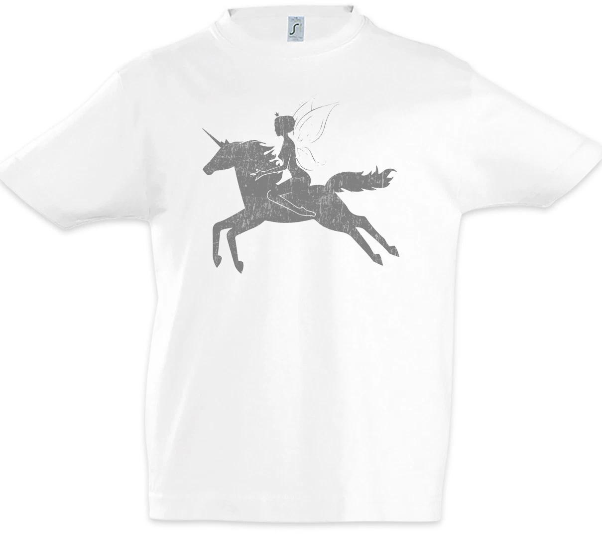 Fairy Riding Unicorn Kids Boys kids boys T-Shirt Unicorn Fairy Fairies Rainbow 150