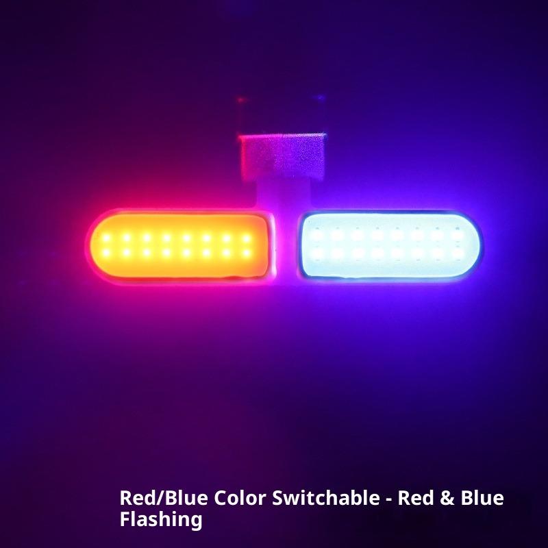 Fahrrad Rückleuchten Fließendes Wasser USB-Laden Mountainbike Lichter Nachtfahrten Rennrad Fahren Hervorhebung Kreative Ausrüstungszubehör