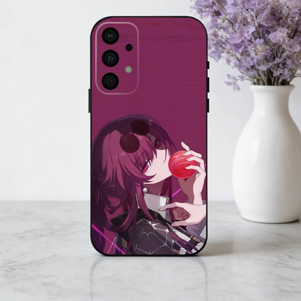 K-Kafka H-Honkai S-Star R-Rail Phone Case For Samsung Galaxy A73,A72,A71,A70,A53,A52,A51,Soft Silicone Black Cover