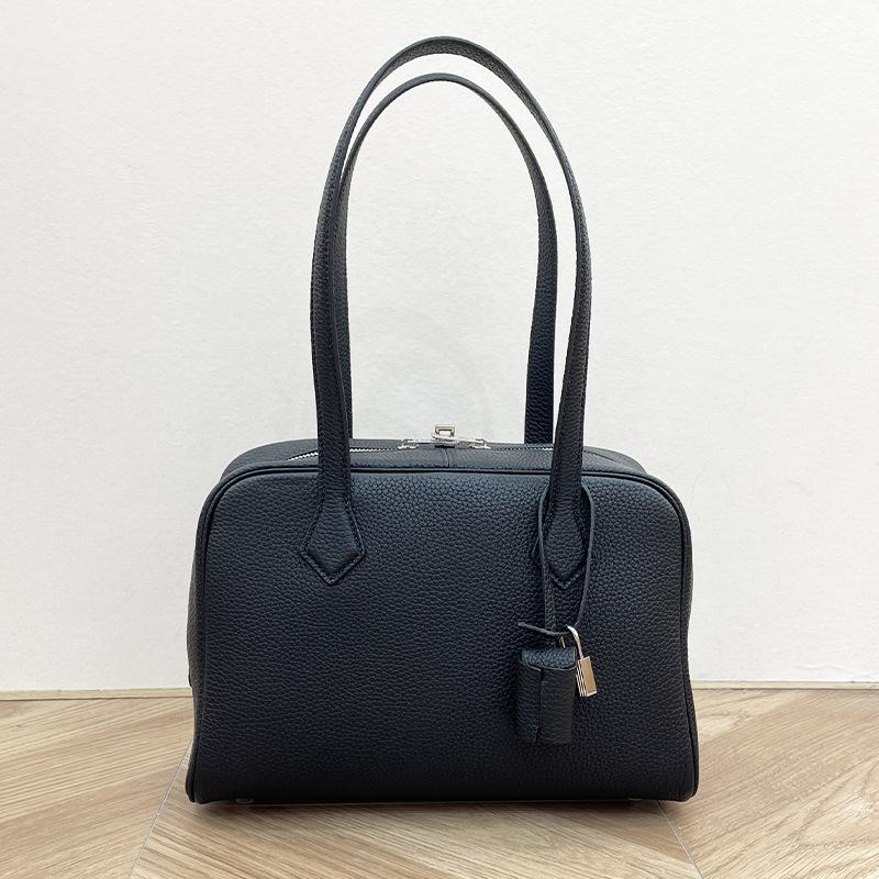 

Новая высококачественная кожаная сумка Victoria из TC кожи большой емкости Boston Commuter, сумка через плечо, сумка под мышкой 30-13-22cm