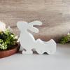 3D Rabbits Candle Holder Silicone Molds Epoxy Resin Molds Ornament Easters Rabbits Candlestick Molds Plasters Molds