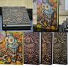 1 Pcs Notebook 3D Owl Printing Vintage Embossed Leather Travel Diary A5-notebook Stationery Gift Notepad Office School Supplies