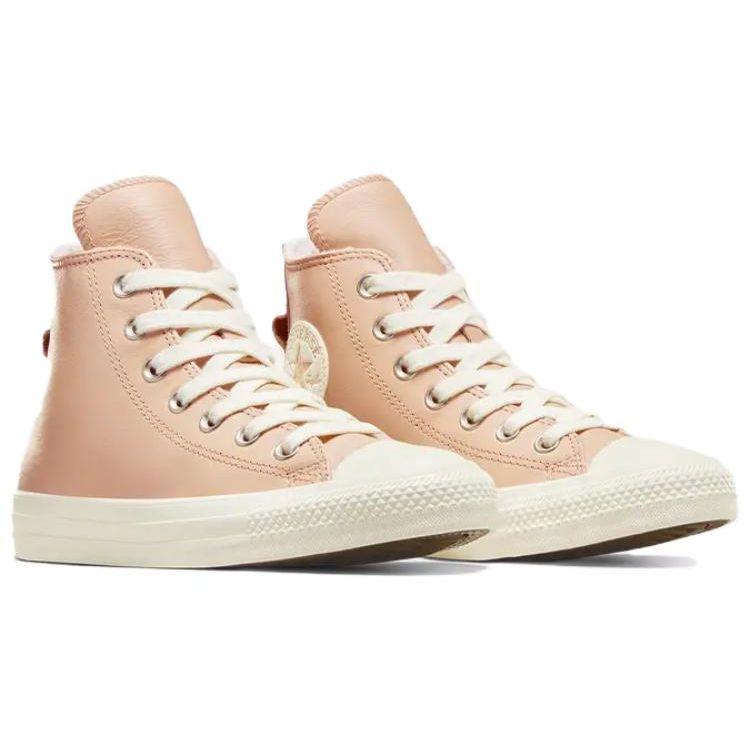 Converse Women's All Star High Top Leather Winter Casual Sneakers A07945C