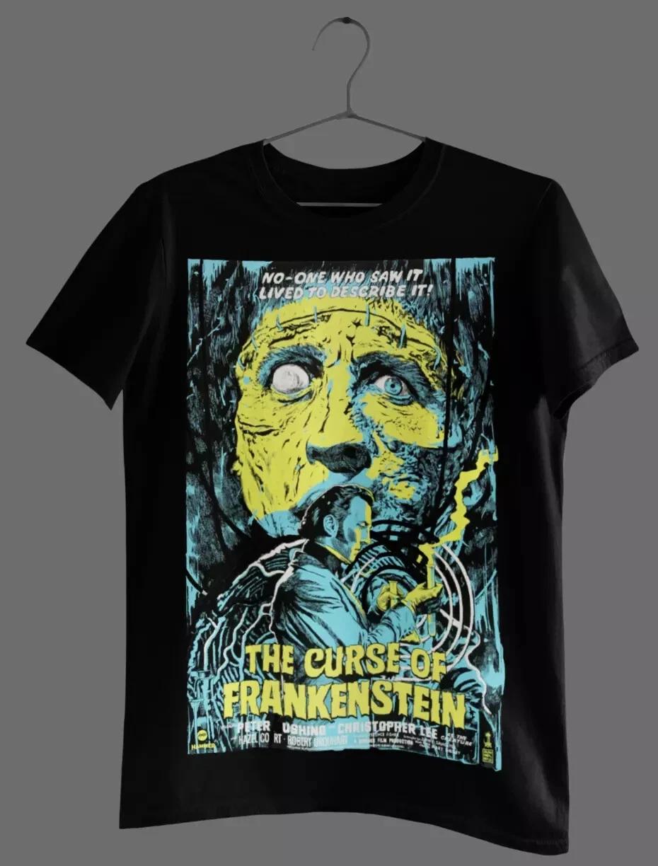The Curse of Frankenstein Movie Poster T-Shirt. S