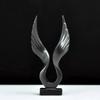 Modern Nordic Style Eagle/Angel Wings Statue Sculpture Figurine Resin 3D for Decorative Accories TV Bar Cabinet Office Gifts