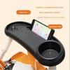 3 in 1 Baby Kinderwagen Esstisch Tablett Handyhalter Teller Zubehör Zubehör für Kleinkind Säugling Mädchen Junge Milchflasche Becherhalter
