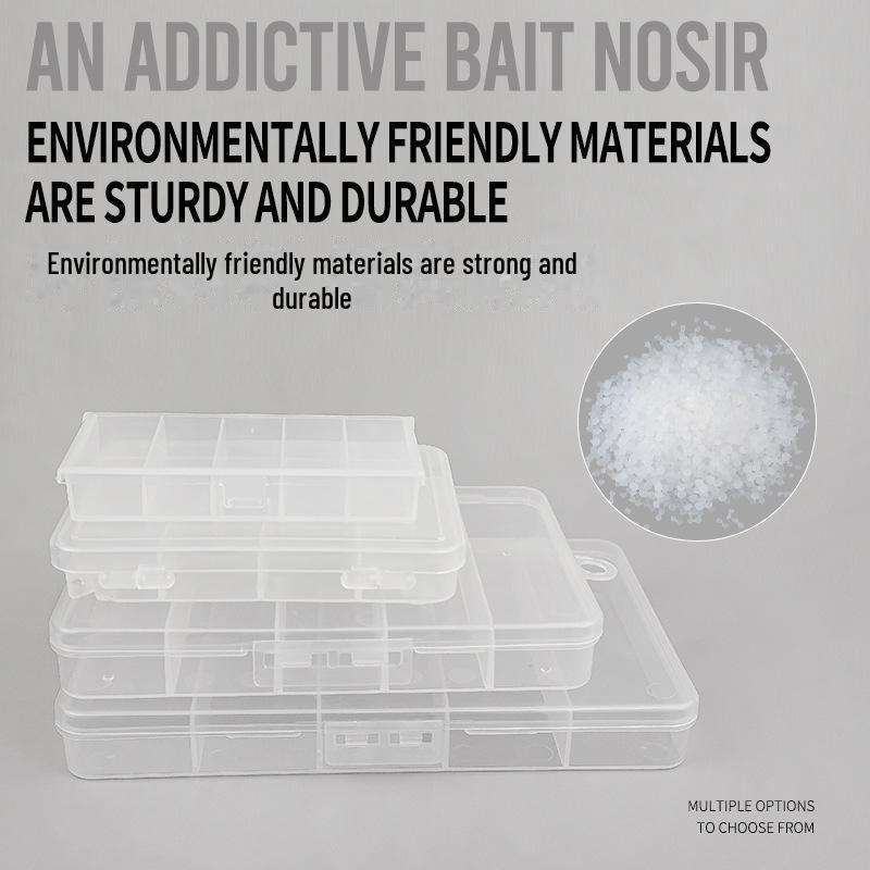 Transparent Hard Bait Box - Fishing Tackle Organizer with Nano Pencil Slot