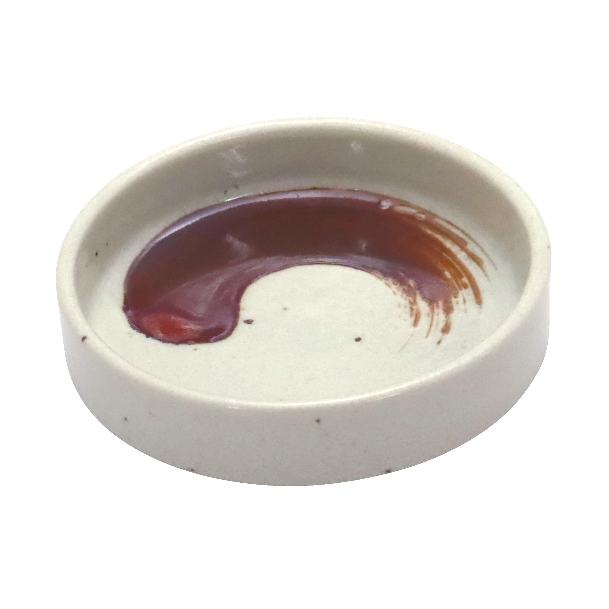 

Newly Soba Monogatari Soba Restaurant Echigo round condiment plate 1 piece selected!