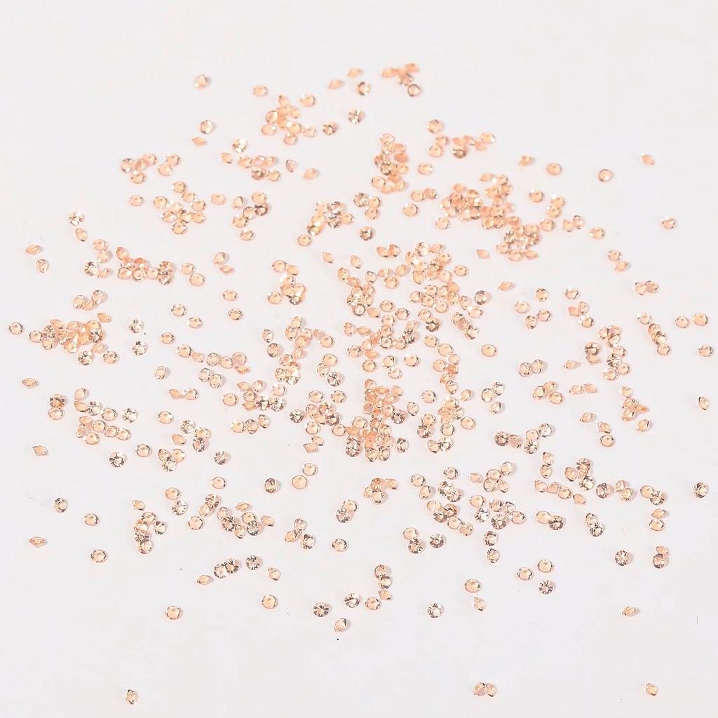 Nail Art Strass Kristall Charms Glas Edelstein Rosa Blau Flatback Gemischte Größe Nagel Charms Für DIY Nagel Dekoration