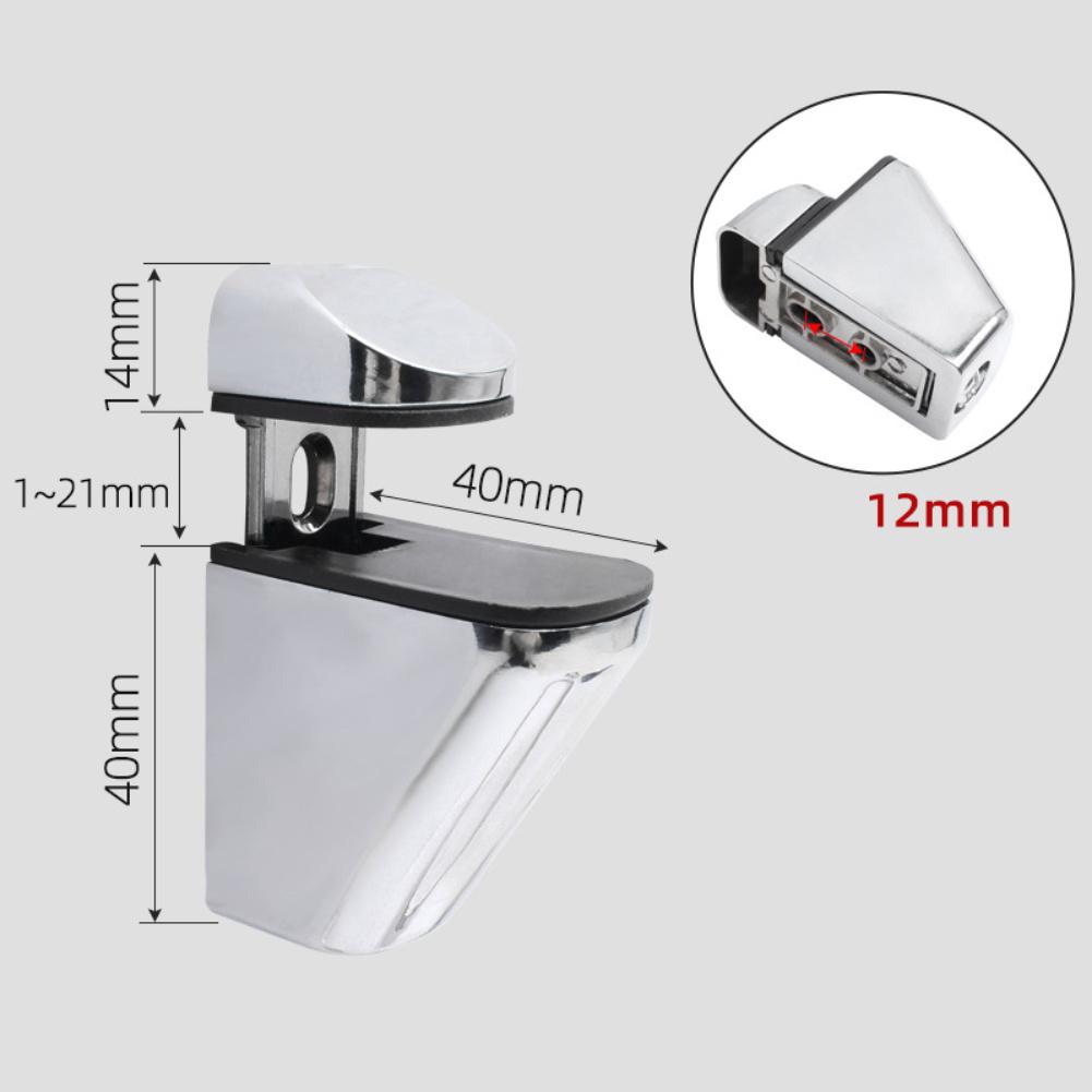 Adjustable Glass Clamp Zinc Alloy Clamp Easy Installation