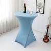 Fashion Table Cover Soft Texture Pub Bar Stretch Round