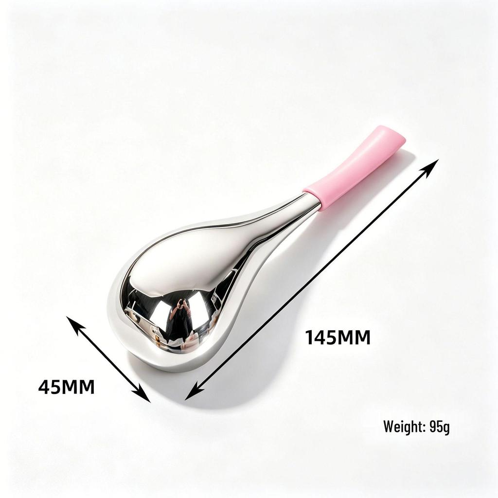 Stainless Steel Ice Wave Ball Facial Massage Tool